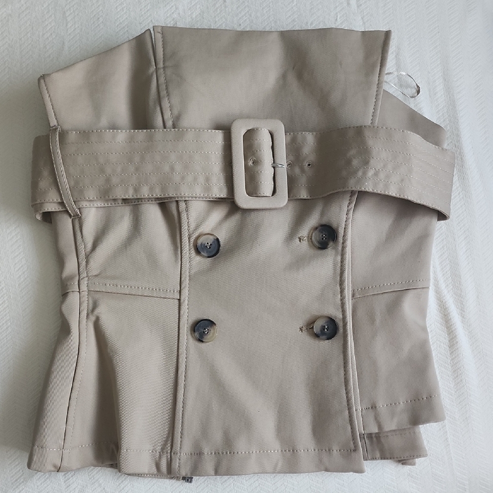 Zara Tan Belted Tank Top